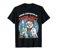 Proud Supporter of Snow Days Funny Science Christmas Camiseta