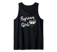 Proud Syrian Girl Syria New Flag Syrian Girlfriend Wife Camiseta sin Mangas