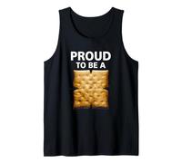 Proud To Be A Cracker Biscuit - Galleta Divertida para Disfraz de Halloween Camiseta sin Mangas