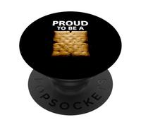 Proud To Be A Cracker Biscuit - Galleta Divertida para Disfraz de Halloween PopSockets PopGrip Adhesivo