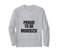Proud To Be from Morocco | Moroccan Roots | Morocco Identity Manga Larga