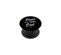 Proud To Be His Dad Transgender Pride Flag Trans Hijo PopSockets PopGrip Adhesivo