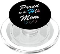 Proud To Be His Mom Transgender Pride Flag Trans Hijo PopSockets PopGrip para MagSafe