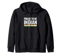 Proud To Be Indian India Vintage Bandera Indio Sudadera con Capucha