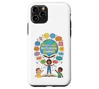Proud To Teach Multilingual Learners ELL Education Classroom Carcasa para iPhone 11 Pro