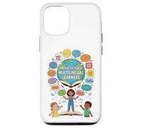 Proud To Teach Multilingual Learners ELL Education Classroom Carcasa para iPhone 12/12 Pro
