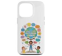 Proud To Teach Multilingual Learners ELL Education Classroom Carcasa para iPhone 13 Pro