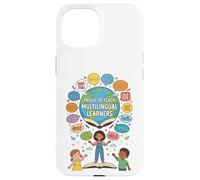 Proud To Teach Multilingual Learners ELL Education Classroom Carcasa para iPhone 15