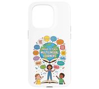 Proud To Teach Multilingual Learners ELL Education Classroom Carcasa para iPhone 15 Pro