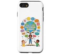 Proud To Teach Multilingual Learners ELL Education Classroom Carcasa para iPhone SE (2020) / 7/8