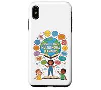 Proud To Teach Multilingual Learners ELL Education Classroom Carcasa para iPhone XS MAX
