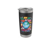 Proud to Teach Multilingual Learners Language Vaso térmico de acero inoxidable de doble pared