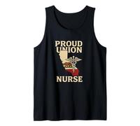 Proud Union Nurse California Flag RN Labor Rights Design Camiseta sin Mangas