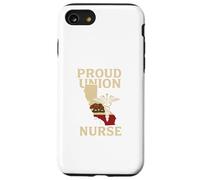 Proud Union Nurse California Flag RN Labor Rights Design Carcasa para iPhone SE (2020) / 7/8