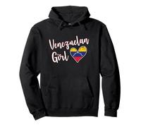 Proud Venezuelan Girl Venezuela Flag Girlfriend Wife Sudadera con Capucha
