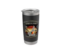 Proudly Cameroonian Diaspora Home Is Home Pride Vaso térmico de acero inoxidable de doble pared