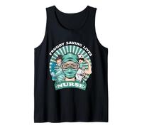 Proudly Saving Lives Nurse Funny For Nurses Camiseta sin Mangas