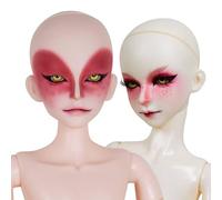 Proudoll Muñeca BJD personalizada de 1/3 Mr. and Mrs. Fox, 60 cm, 60 cm, muñecas SD articuladas con rótula, articulaciones en movimiento, PVC, bricolaje, cuerpo de muñeca hecho a mano maquillaje