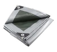 PROUH 180 G/m² Lonas Impermeable Y Plegable, Lona Impermeable con Ojales, Resistente A La Lluvia para Jardín Pabellones, Piscina, Terrazas, Multiusos Lona Protectora para Piscina (4x8m)