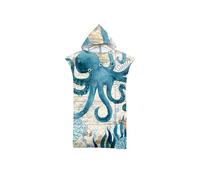 Proumhang Cambio de Bata de baño Changing Towel, Toalla de Poncho de Surf con Capucha Toalla de baño con Capucha para Adultos Toallas Deportivas con Capucha estampadaTalla única-Estilo 24 85cm x 110cm