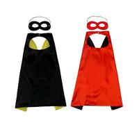 Proumhang Capa Máscara Set Halloween Navidad Carnaval Día de los Niños Fiesta de Cumpleaños Cosplay Rendimiento Traje Capa de Superhéroe Para Niños de 1-9 años
