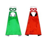 Proumhang Capa Máscara Set Halloween Navidad Carnaval Día de los Niños Fiesta de Cumpleaños Cosplay Rendimiento Traje Capa de Superhéroe Para Niños de 1-9 años