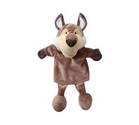 Proumhang Marionetas De Mano De Cuerpo Completo para Niños,Animal Títeres de Mano Granja Títeres Juguetes Set,Juguetes de Peluche con Boca Abierta Móvil,Regalos para Niños y Niñas 35cm Lobo