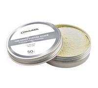 Prounol Óxido de Cerio - 50 g, Polvo para Pulir Vidrio, 2,5 micras | TREO 99% certificado | Quita arañazos del parabrisas | Cristales de reloj y espejos | Guía eBook incluida | Vitrocerámica