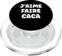 Prout Citation Simple Homme Humour J'aime Faire Caca PopSockets PopGrip para MagSafe