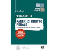 Prova Scritta - Pareri di diritto Penale - Esame avvocato 2026/27