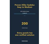 Proven Killer Sudoku: Easy to Medium: 1 (Proven Puzzles)