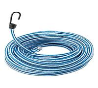 Provence Outillage 5481 - Rodillo de tensor elástico, 10 m ø 8 mm con 20 ganchos, surtido: colores aleatorios