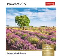 Provence Sehnsuchtskalender 2027 - Wochenkalender mit 53 Postkarten: Foto-Kalender zum Aufstellen, mit 53 Motiven zum Sammeln und Verschicken. Dekorativer Tischkalender 2027. Auch zum Aufhängen