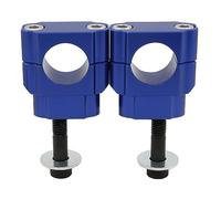 Provenir Abrazaderas de Elevador de Kit de Montaje de Manillar con Acabado CNC de 28,6 mm Motocicleta para (BLU)