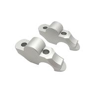 Provenir Adaptador de Abrazadera elevada para Manillar de Motocicleta, Elevador de Montaje de Manillar para RNINET R9T 2014-2021(Plata)