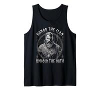 Proverbio Vikingo, honrar el Clan, Vikingos nórdicos Camiseta sin Mangas