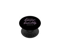 Proverbios 15:33 Antes del Honor es la humildad Escritura Biblia Dios PopSockets PopGrip Adhesivo
