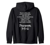 Proverbios 3:5-6 Confía en el Señor Sudadera con Capucha