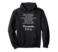 Proverbios 3:5-6 Confía en el Señor Sudadera con Capucha