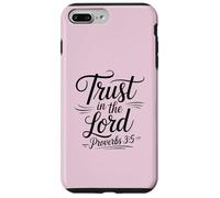 Proverbios 3:5 Confianza en el Señor Verso de la Biblia Cristiano Carcasa para iPhone 7 Plus/8 Plus