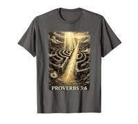 Proverbios 3:6 Camino Recto Arte bíblico Cristiano Camiseta