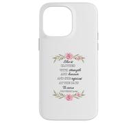 Proverbios 31:25 Diseño Carcasa para iPhone 14 Pro MAX
