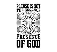 Proverbios bíblicos cristianos Calcomanías de pared de PVC 54.4x96.8cm Cultura del tatuaje Negro