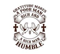 Proverbios bíblicos cristianos Pegatinas artísticas de vinilo 49.4x66.2cm No se cae Café