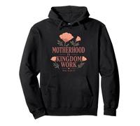 Proverbios de Maternidad Cristiana 31 Mensaje Floral de fe Sudadera con Capucha
