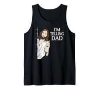 Proverbios: I'm Telling Dad, Religiones Cristo Jesús Camiseta sin Mangas