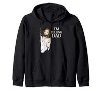 Proverbios: I'm Telling Dad, Religiones Cristo Jesús Sudadera con Capucha