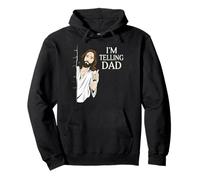 Proverbios: I'm Telling Dad, Religiones Cristo Jesús Sudadera con Capucha