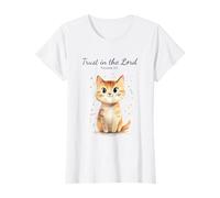 Proverbs 3:5 Trust in The Lord - Women Girls Cat Verse Camiseta