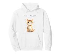 Proverbs 3:5 Trust in The Lord - Women Girls Cat Verse Sudadera con Capucha